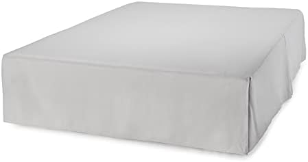Amazon Basics Full Light Grey Bed Skirt