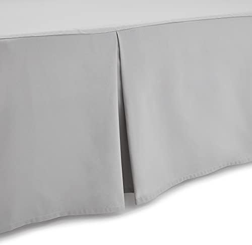 Amazon Basics Full Light Grey Bed Skirt