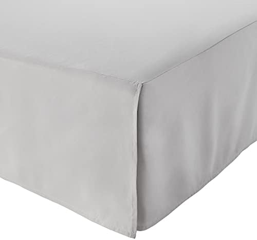 Amazon Basics Full Light Grey Bed Skirt