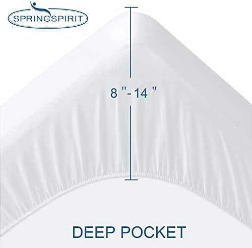 SPRINGSPIRIT Twin Mattress Protector Waterproof Soft Breathable