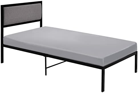 Coldwind Cot Sheets 31 x 75 2 Pack Fitted Microfiber Bed Cover Gray