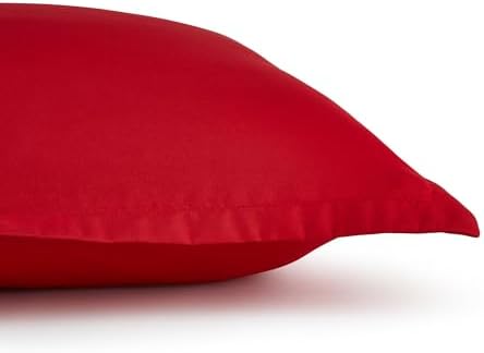Amazon Basics Kids Comforter and Pillow Sham Set Red Twin