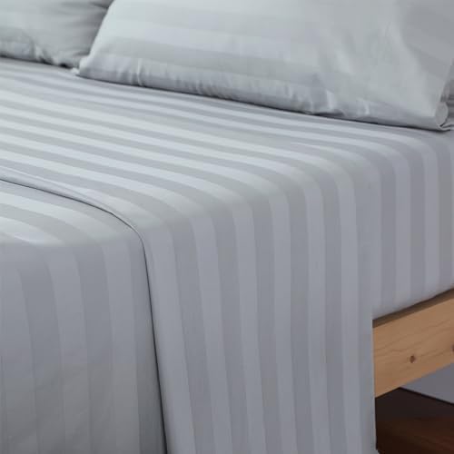 Zaizaihome Cotton Cal King Flat Sheet Only 600 Thread Count 1