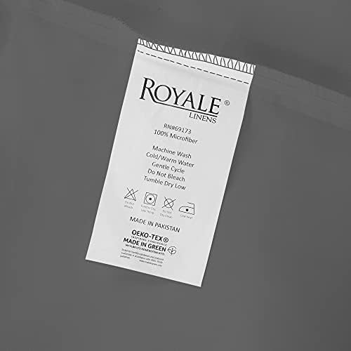 ROYALE LINENS Twin XL Flat Sheet - Ultra Soft Brushed Microfiber