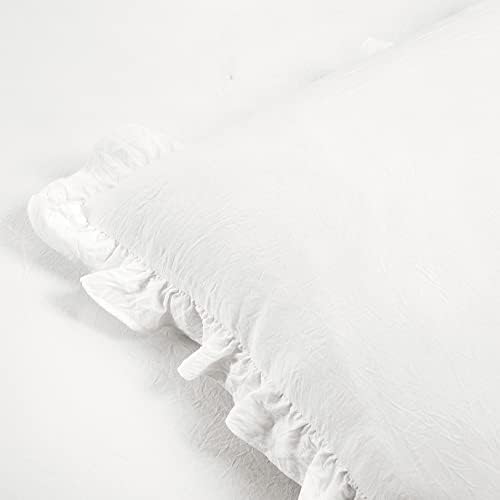 Lush Decor Ruffle Skirt Daybed Cover 5 Piece Set - White