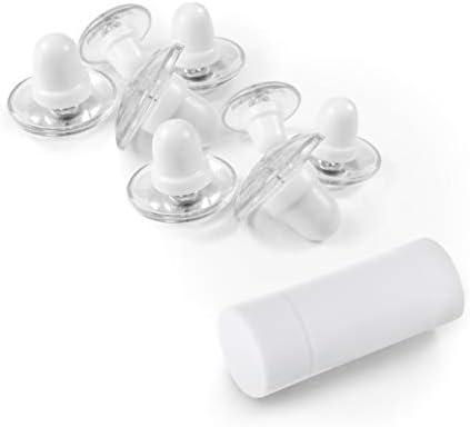 Pinion Pins Clear Magnetic Duvet Clips Pack of 8