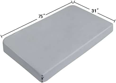 Coldwind Cot Sheets 31 x 75 2 Pack Fitted Microfiber Bed Cover Gray