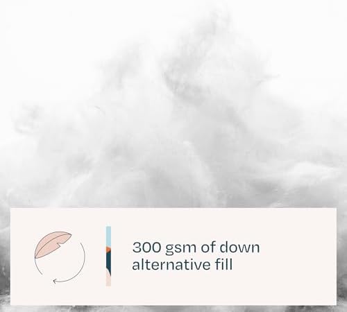 LINENSPA White Down Alternative Comforter and Duvet Insert Queen