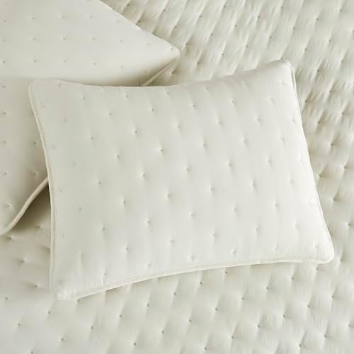 WDCOZY Ivory Cloud Cal King Quilt Bedding Set 1