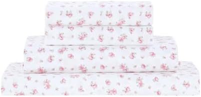 Modern Threads Silky Soft Microfiber Twin Sheet Set with Deep Pockets and Pillowcases
