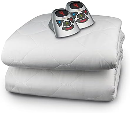 Biddeford Blankets Heated Mattress Pad with Digital Controller King White