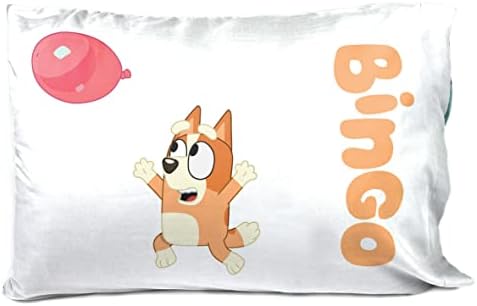 Jay Franco Bluey Bingo Reversible Pillowcase