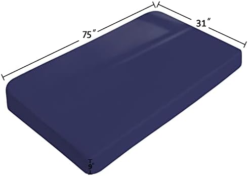 Coldwind Cot Sheets 31 x 75 Navy Microfiber Fitted 1