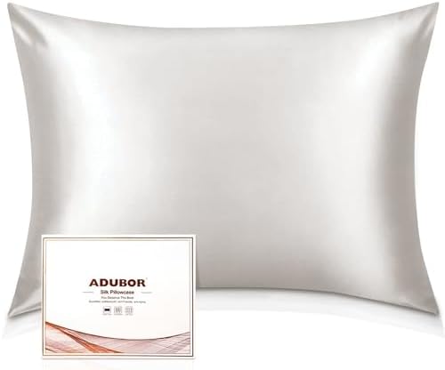 Adubor 23 Momme Silk Pillowcase - 1PC Lvory White