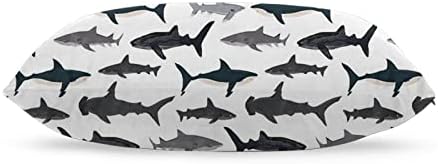 LBHH Nautical Shark Pillowcase for Travel 14x20 in