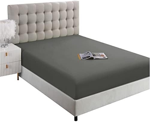 Ghooss Dark Gray Full Size Fitted Sheet 1
