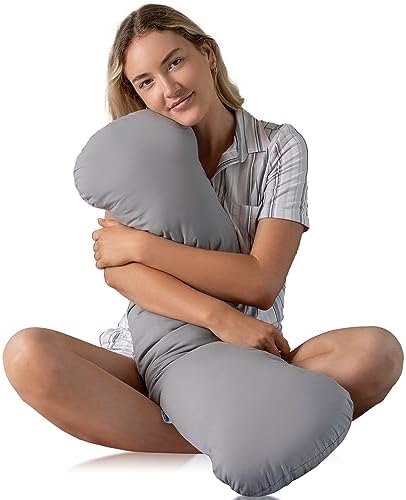 SleepCloud Weighted Body Pillow 65lbs for Deeper Sleep