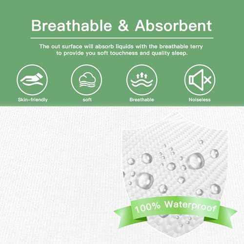 Sufdari Waterproof Mattress Protector Twin XL 1