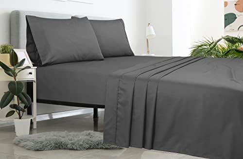 ROYALE LINENS Twin XL Flat Sheet - Ultra Soft Brushed Microfiber
