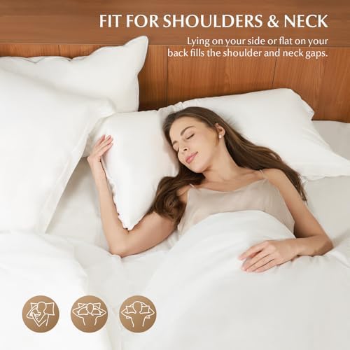 Finbuco Natural Goose Down Pillow - 750 Fill Power Soft Comfort Hotel-Luxury
