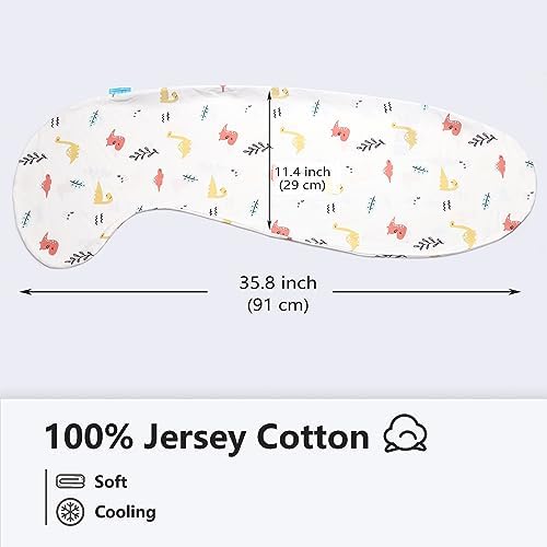 BYRIVER Replacement Pillowcase for Kids Body Pillow