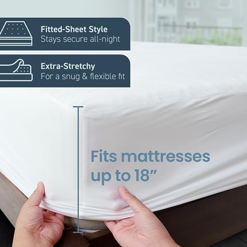 SafeRest Waterproof Twin XL Mattress Protector 1