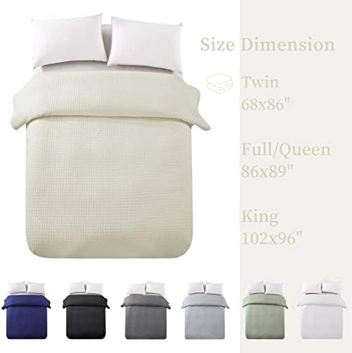 HollyHOME Luxury Checkered Bedspread 86x96 1