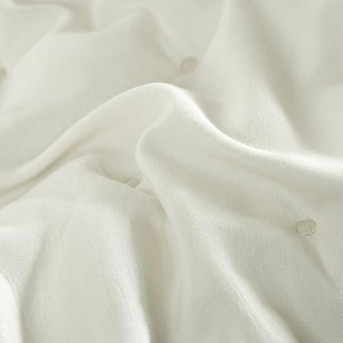 WDCOZY Ivory Cloud Cal King Quilt Bedding Set 1