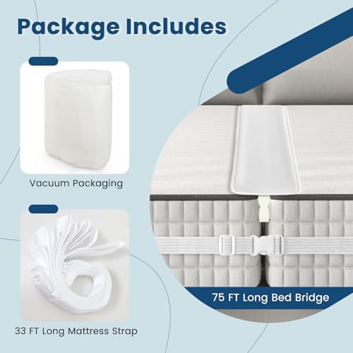 Giantex Twin to King Converter Kit with Non-Slip Design