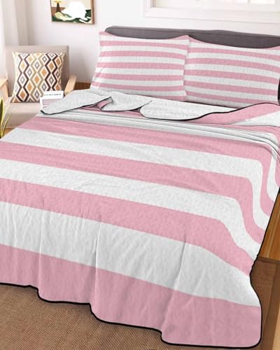 TocaHome Summer Quilt Twin XL 68x98 Inch Set with 2 Pillowcases 1