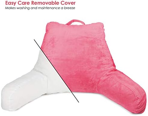 Clara Clark Reading Pillow - Medium Light Pink
