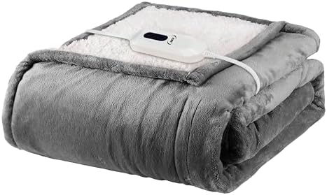 JAQUETEA Heated Throw Blanket 50x60 with 4 Heat Levels