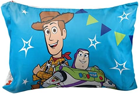 Jay Franco Toy Story Pillowcase 2 Pack - Buzz and Woody Double-Sided