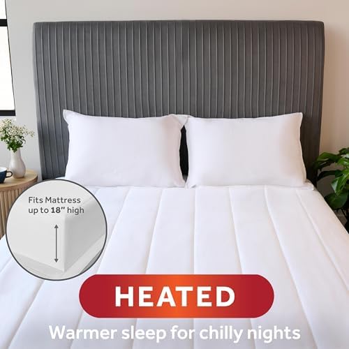 Sunbeam Wi-Fi Mattress Pad with 10 Heat Settings Queen Size