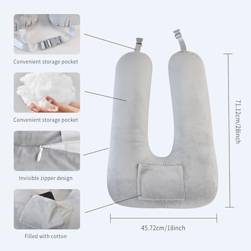Cococu Car Pillow for Kids and Adults Grey 1