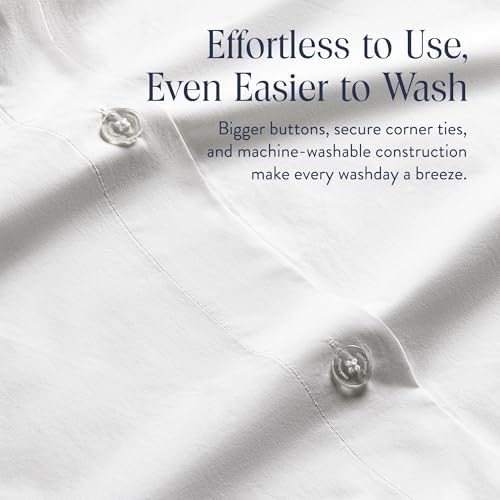 Brooklinen Luxury Percale Duvet Cover 100 Cotton White