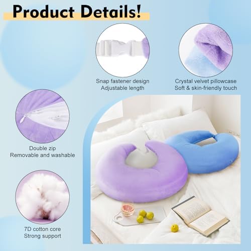 Vamorry Ergonomic Arm Support Pillow for Gaming Reading Crocheting