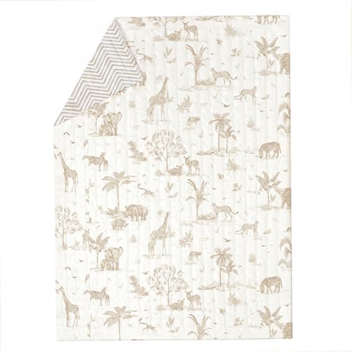 Organic Toddler Comforter - GOTS Certified Reversible Ultra Soft