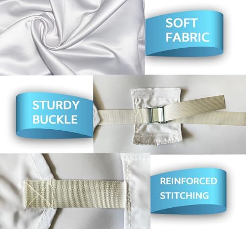 AINTE Twin to King Bed Converter with Straps and Buckles 1