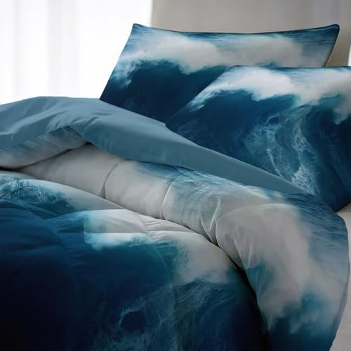 Blue Duvet Cover Twin XL with Matching Pillowcases