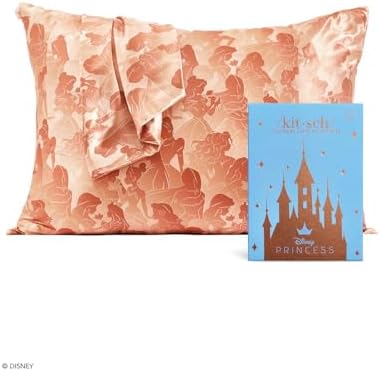 Kitsch Disney Princess Satin Pillowcase with Zipper - QueenStandard 19x26