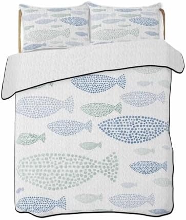 TocaHome Summer Quilt Twin XL 68x98 Inch with 2 Pillows