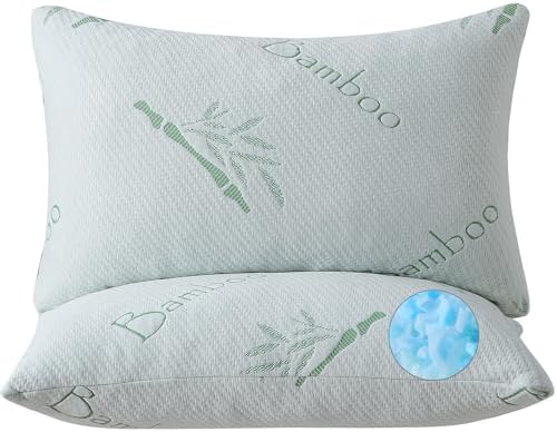 HOXXME Cooling Shredded Memory Foam Pillow Set of 2