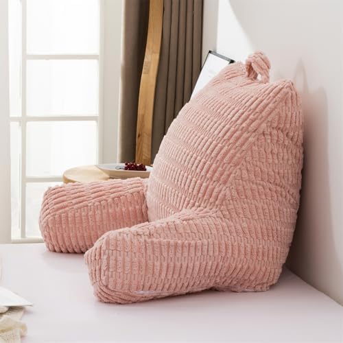Holawakaka Reading Pillow with Arms - Light Pink