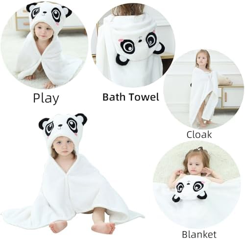 Arkwida Bear Hooded Towel for Kids