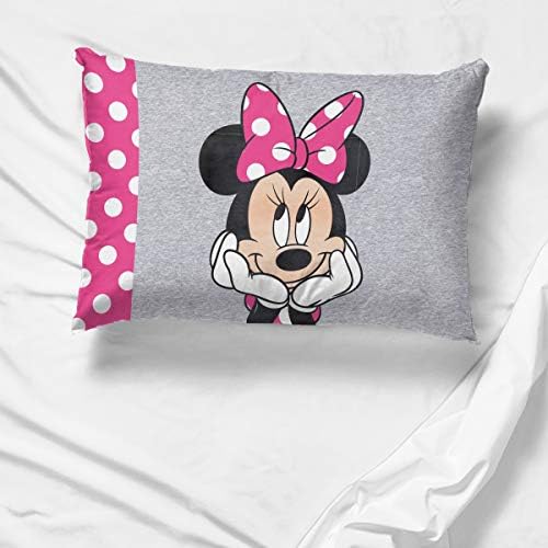 Jay Franco Disney Minnie Mouse Reversible Pillowcase - 20x30in