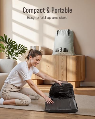 Airefina Queen Air Mattress with Built In Pump