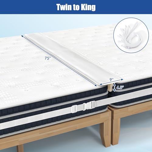 GOFLAME 9 Bed Bridge Twin to King Converter Kit