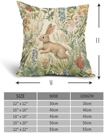 AmplePisce Spring Pillow Covers Set of 2 16x16 Inch