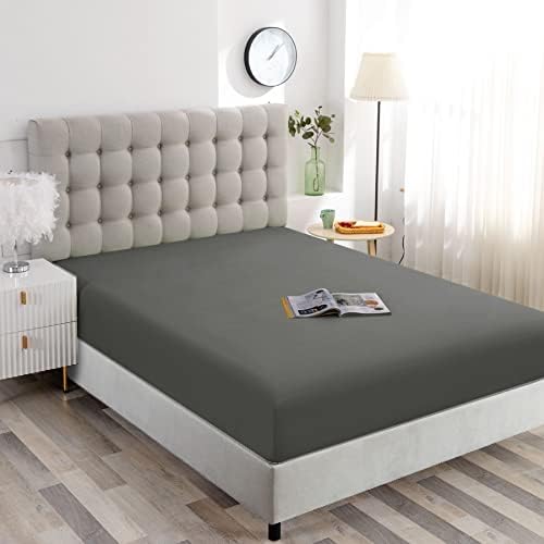 Ghooss Dark Gray Full Size Fitted Sheet 1